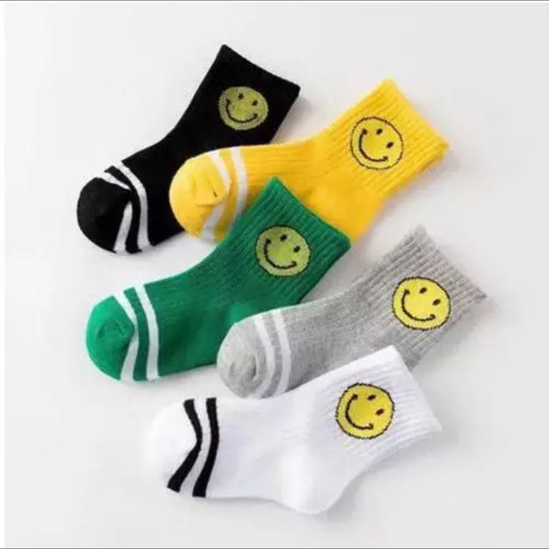 Classic Happy Kids Socks Etsy