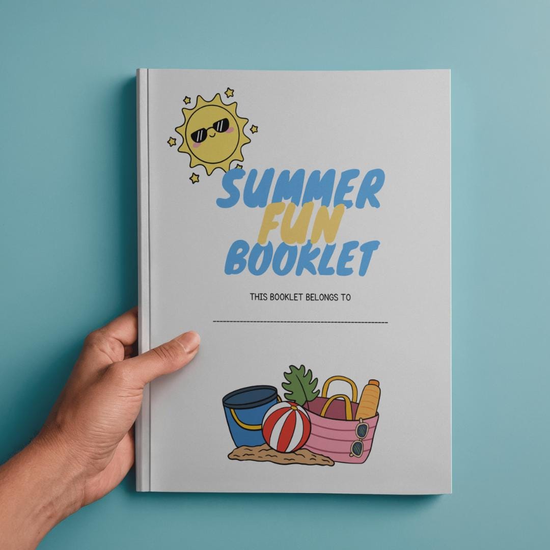 Summer Fun Template.pdf Summer Fun Activity Book Printable | Vacation Activities PDF Download ...