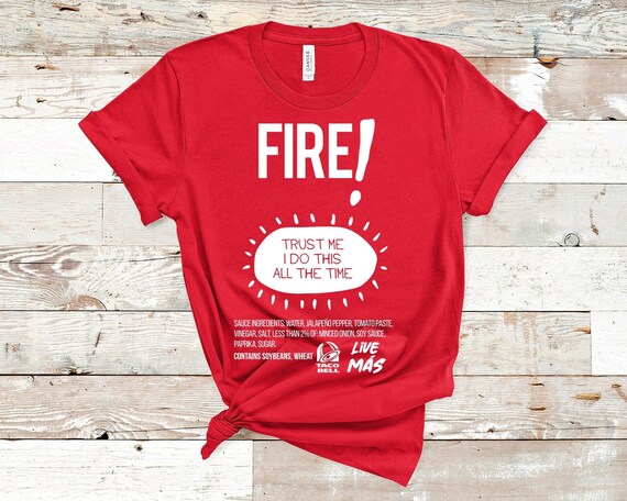 Taco Bell Sauce Costume T-shirt Diablo 