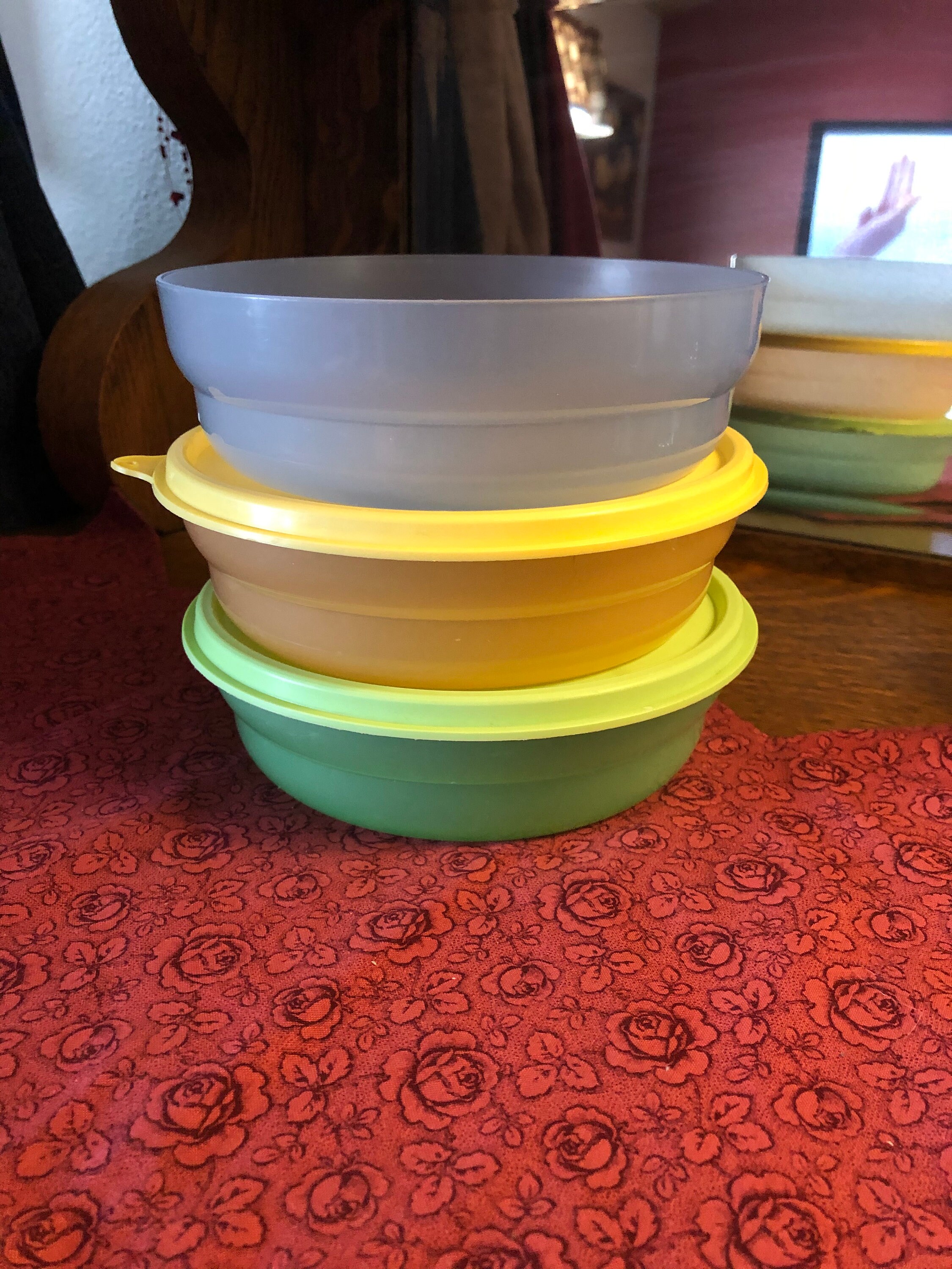 Vintage Pastel Tupperware Cereal Bowls Salad Bowls Pack Etsy