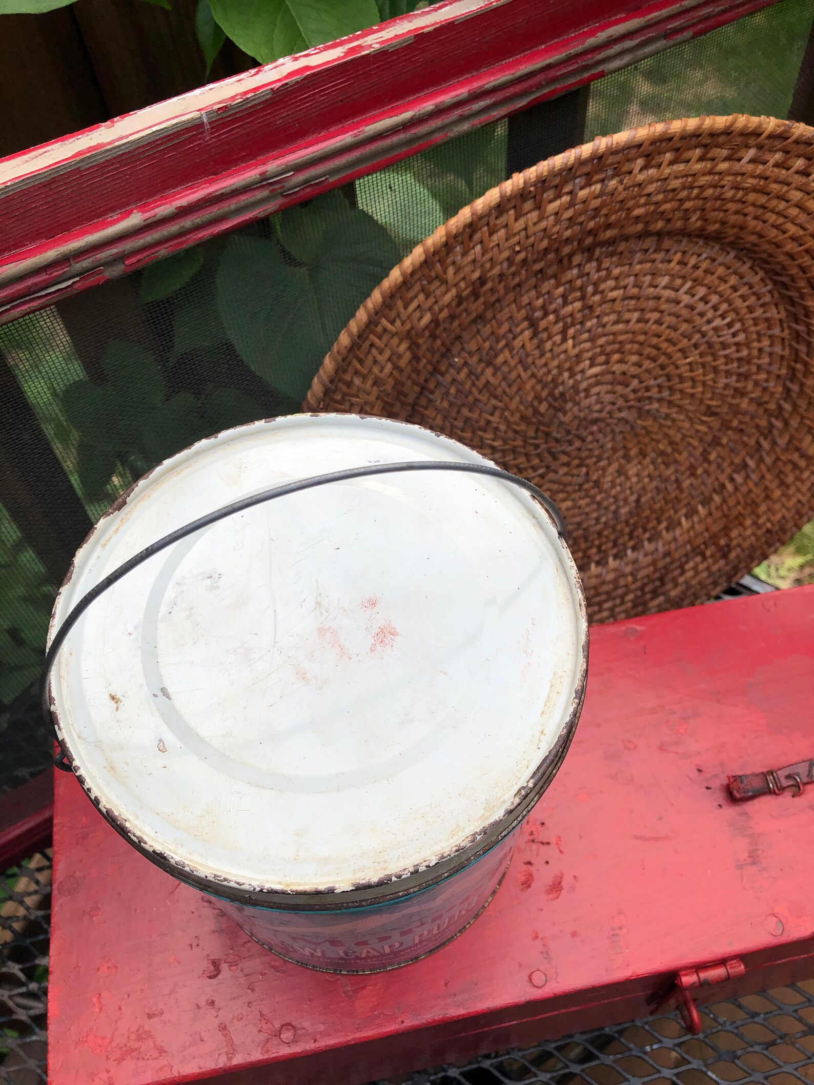 Vintage Morrell Pure Lard Tin Pail Snow Cap Lard Etsy