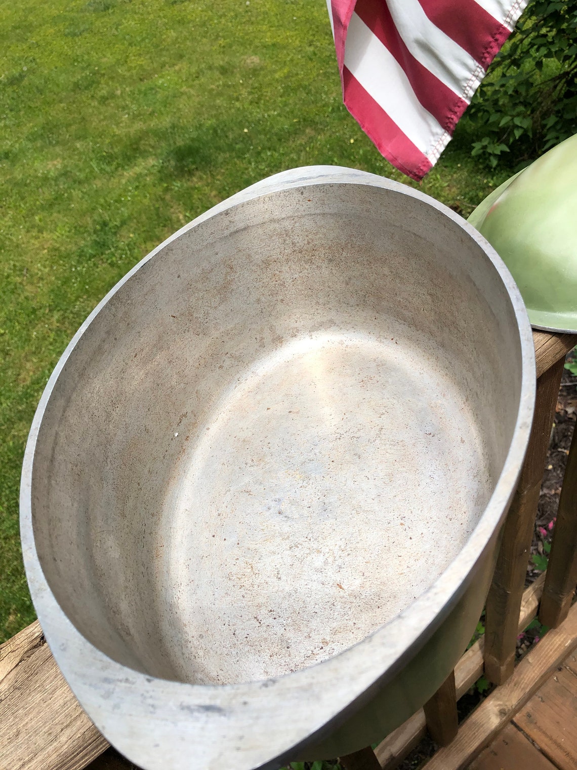 Vintage Club Cookware Cast Aluminum Avocado Green Roaster Etsy