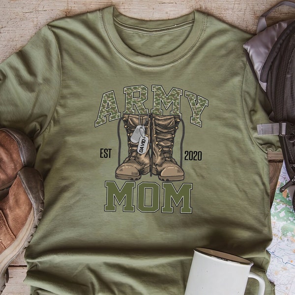 Army Family Personalized Shirt, Army Dad Army Mom Shirt, Graduation Shirt, Soldier's Mom Dad Shirt, Custom Army Shirt