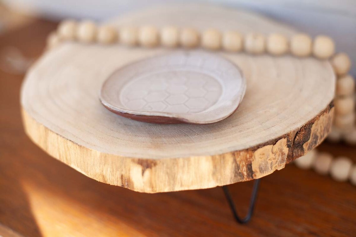 handmade ceramic spoon rest