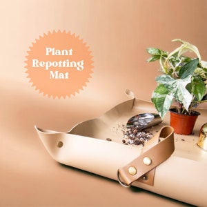 Houseplant Repotting Mat | Potting Mat | Gardening Gift | House Plant Accessory | Bonsai Tools | Gift For Florist , Gardener, Plant Lover