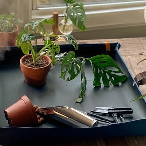 Gardening Potting Mat for indoor houseplants | Free Plant tool - hand pruner | houseplant accessory for plant care propagating seeds plants