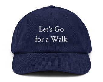 Let's Go for a Walk - Corduroy hat