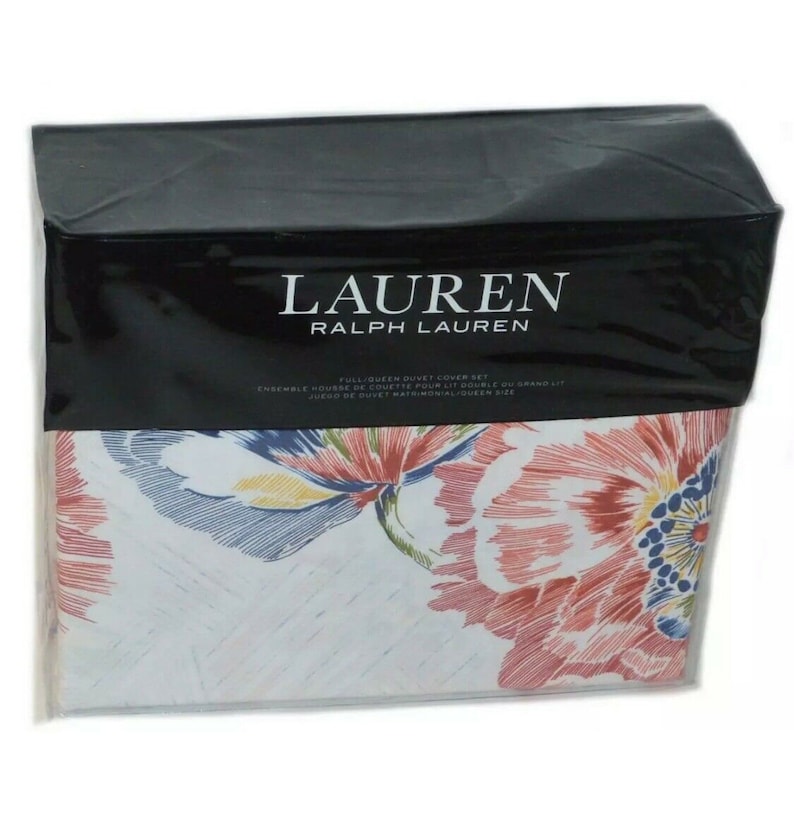 Brand New RALPH LAUREN Isadora Floral 3pc Full/queen Duvet Set Etsy