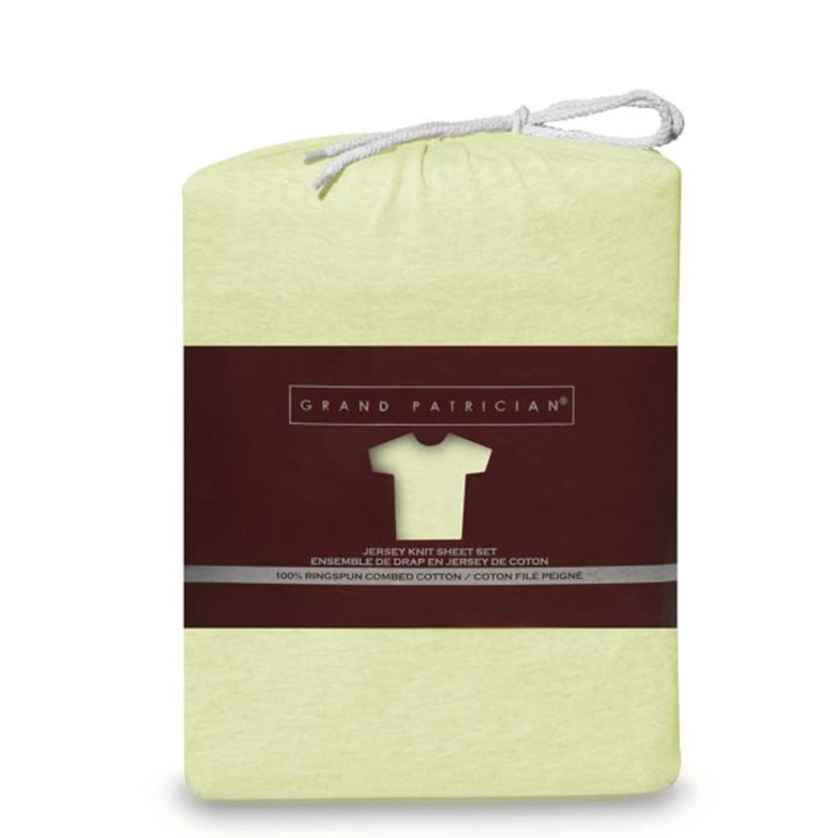 Brand New GRAND PATRICIAN Jersey Knit Queen Size Sheet Set Color Lemon Meringue Etsy