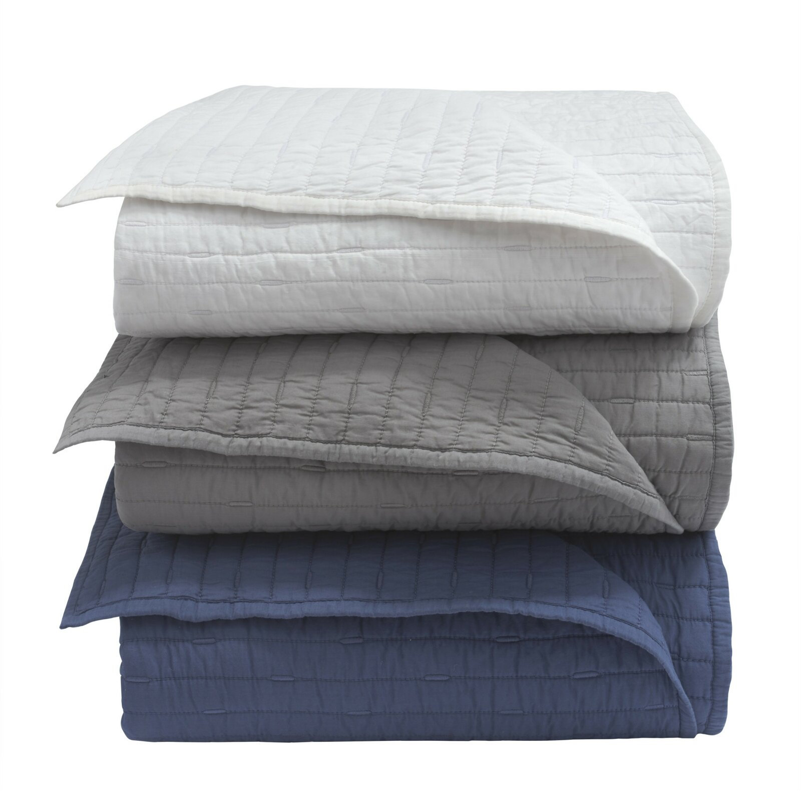 Brand New Under the Canopy Organic Cotton King Size Essential Dash Quilt White Etsy