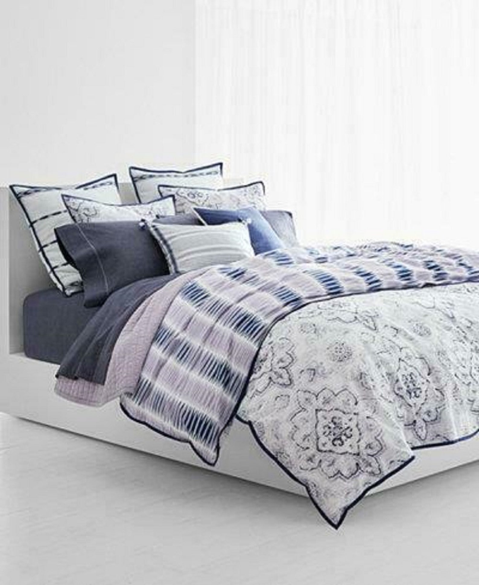 Brand New Ralph Lauren Queen Size 3 PC Comforter Set Luna Medallion Etsy