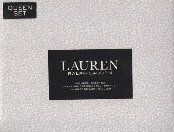 Lauren ralph lauren queen sheet set 2025