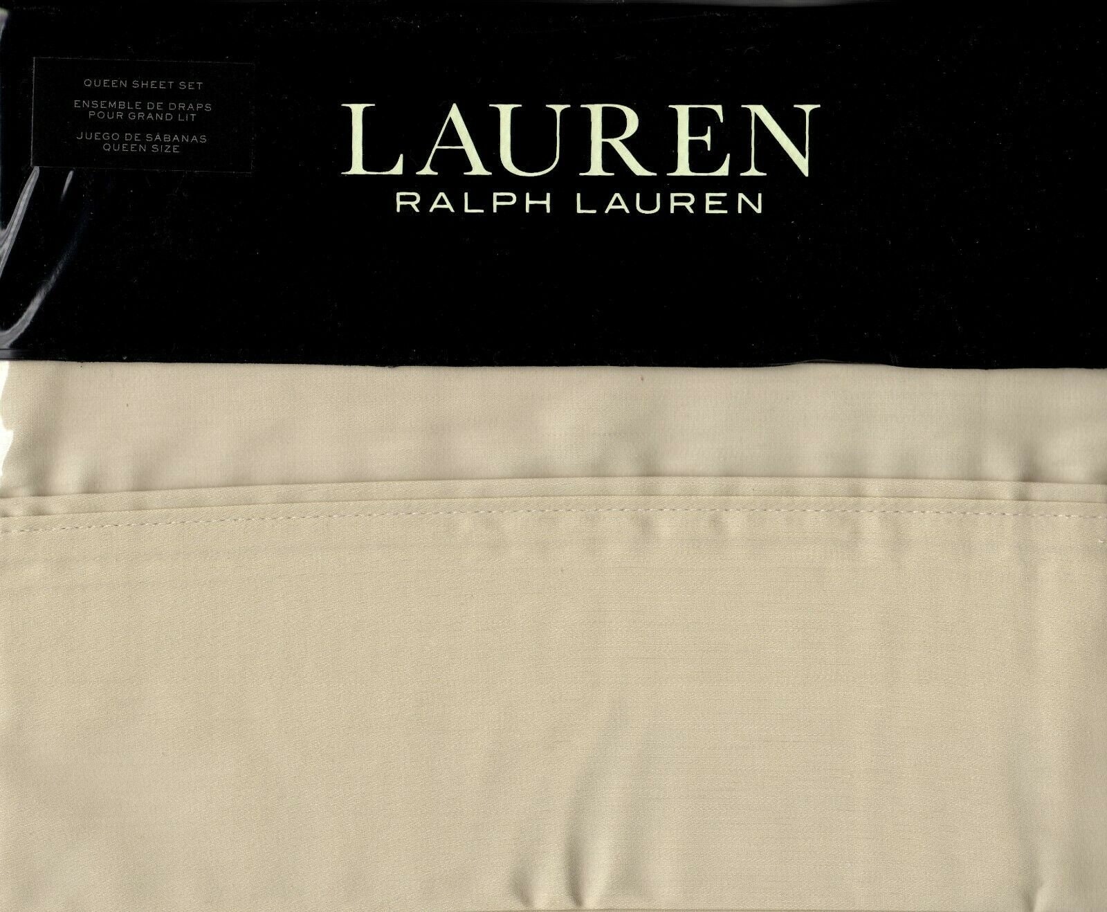 Brand New Ralph Lauren Queen Size Sheet Set Color Oat Etsy