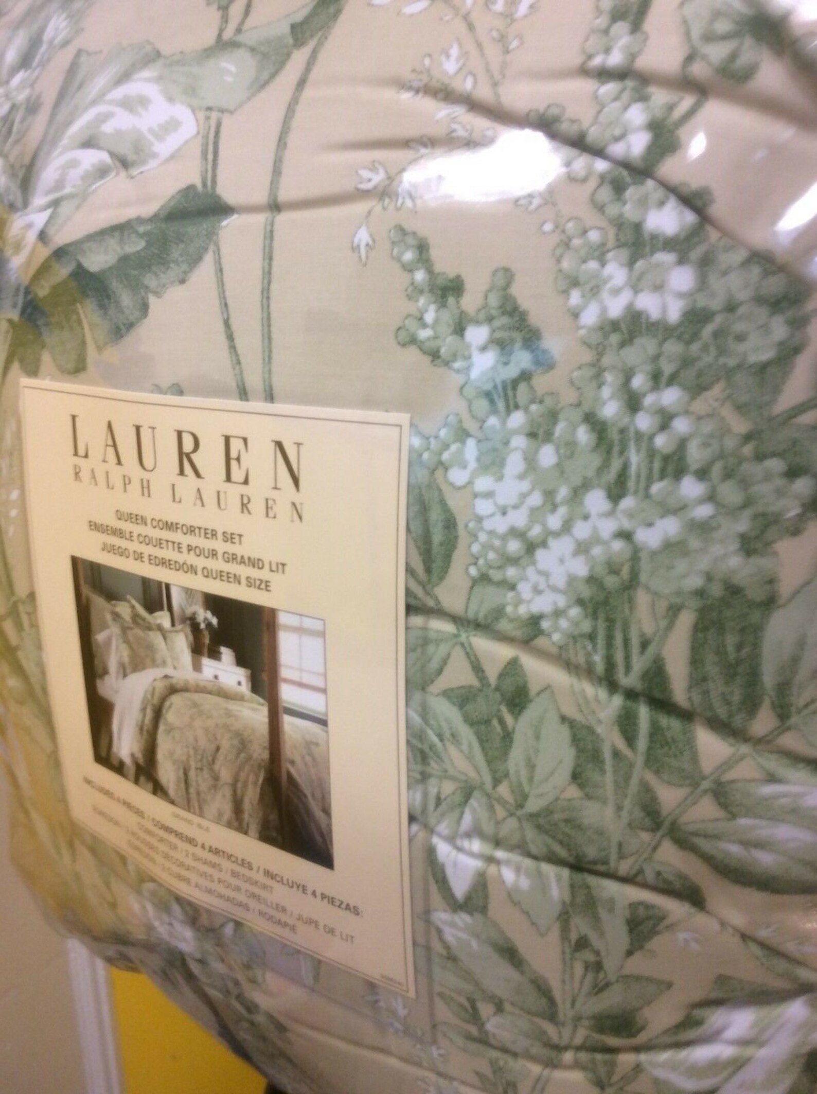 Brand New Ralph Lauren Queen Size 4 Piece Comforter Set Grand Etsy