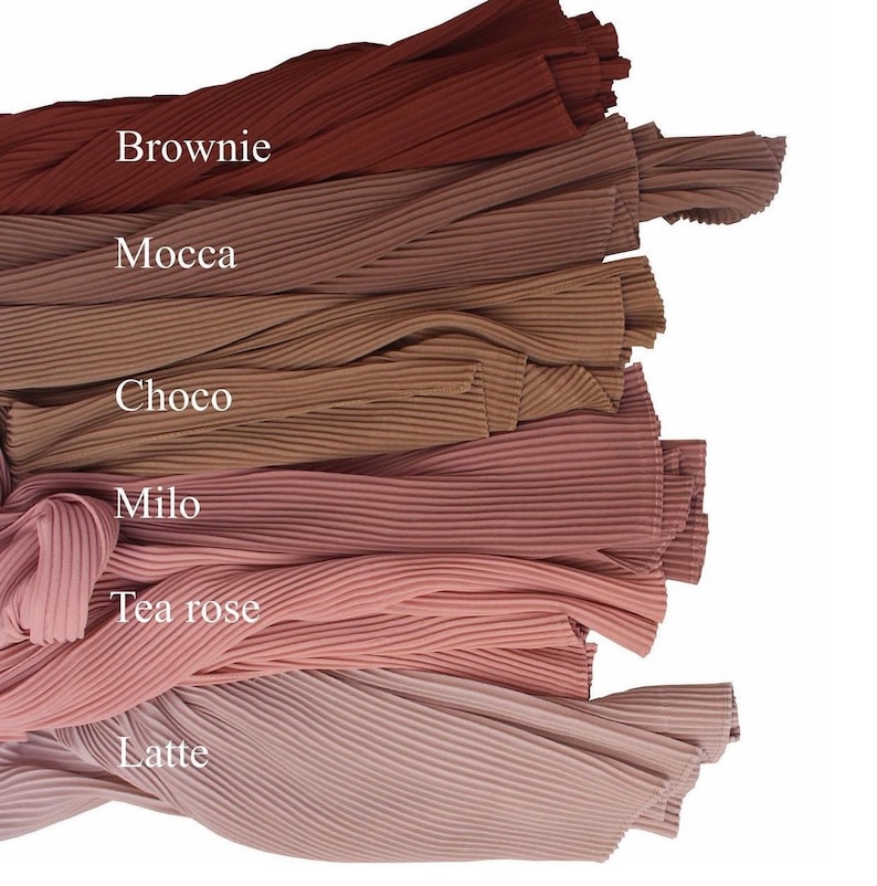 Hijab Pashmina Pleated Chiffon Premium 