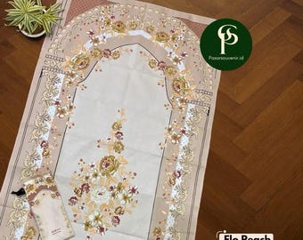 BIG SALE - Islamic Prayer Travel Sajadah Mat “Flower”
