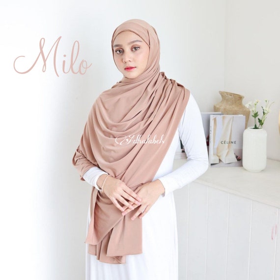 Premium Jersey Hijab in Heavenly Pink Scarf
