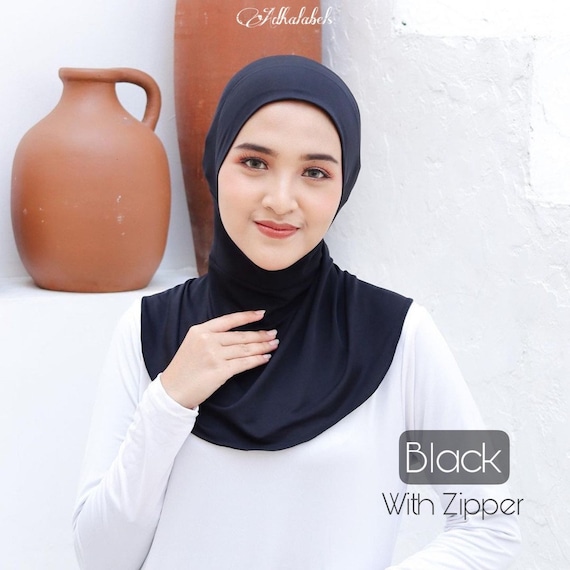 Cotton & Jersey Hijab Underscarf Cap - Ninja Style