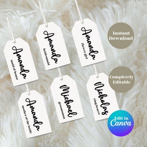 Personal Gift Tags, Gift Tag Personal, Customer Gift Tag, Gifttag, Personalized Gifttag, Bridesmaids Gift Tag, Thankful Gift Tag, Printable