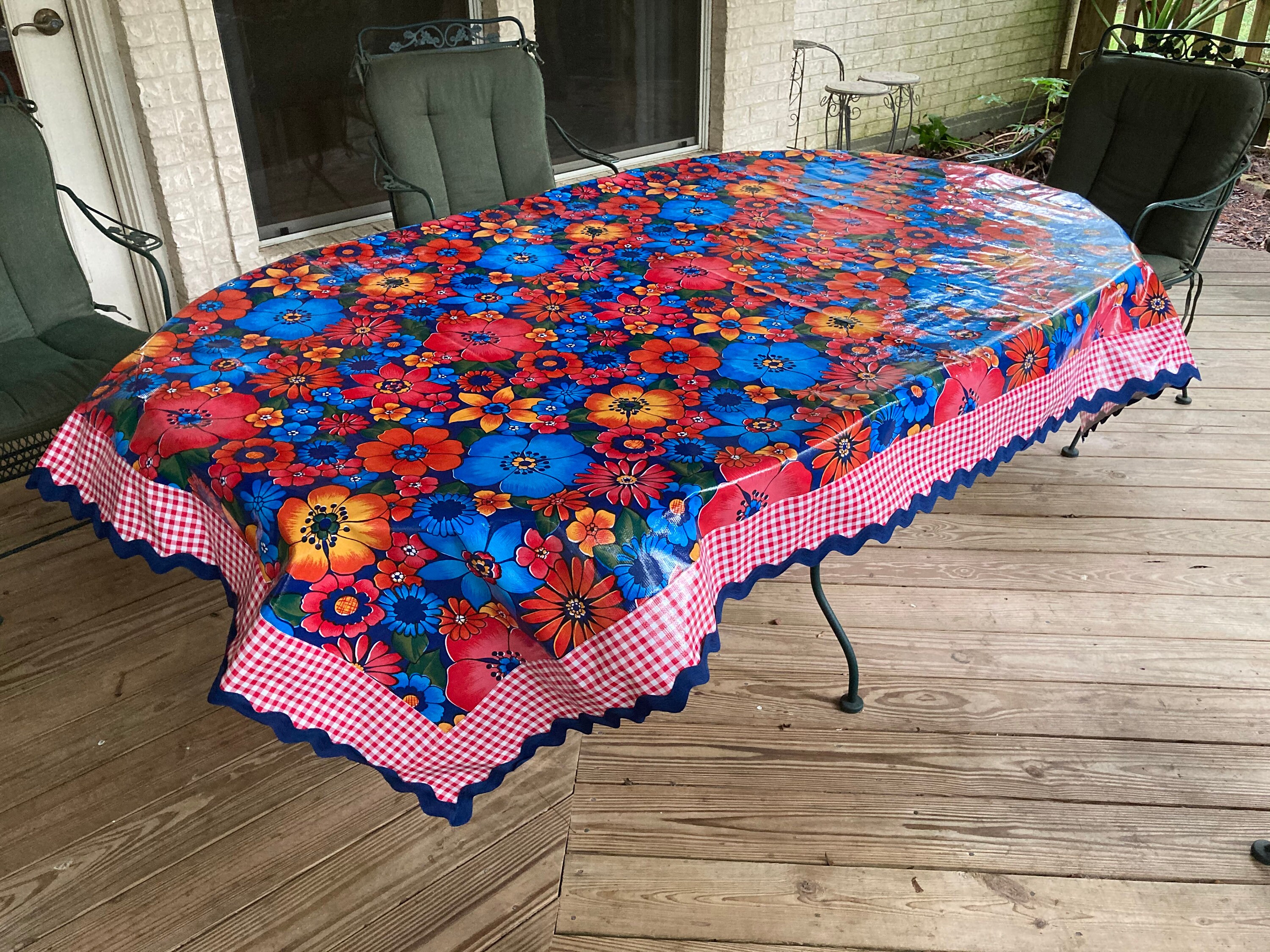 Oilcloth Tablecloths Etsy