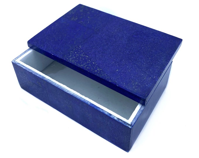 800g - Lapis Lazuli Box - Lapis Lazuli Box - Blue Lapis Lazuli Box - Blue Lapis Box - Lapis Box - Lapis Jewelry Box - Lapis Decoration Box