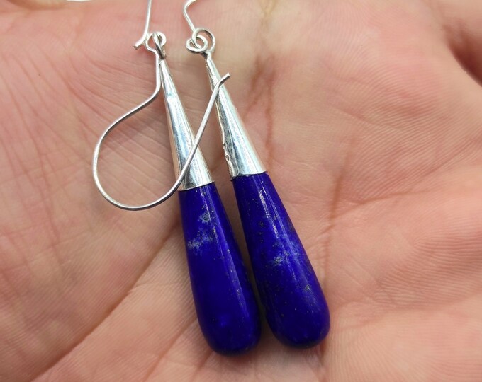 Beautiful Lapis Lazuli Earrings -  Lapis Earrings -  Lapis Lazuli Earrings -  Lapis Stone Earrings -  Lapis Gemstones -  Lapis Lazuli, Lapis