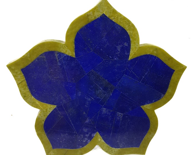 Great Quality Blue Color Lapis Lazuli Table Top - Lapis Crystal - Lapis Stone - Healing Stone - Jade Table  - Jade Crystal,Table Top 6 Kg