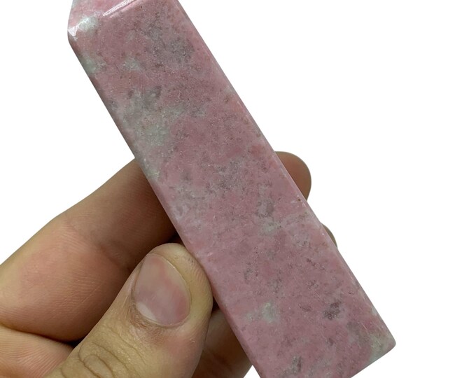 Top Quality Polished Red Rhodochrosite Tower Crystal, Obelisk Gemstone