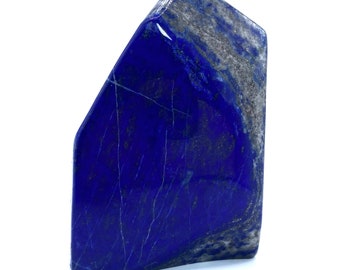 625g Polished Lapis Lazuli Freeform - Afghanistan Lapis Crystal (130x81x28mm)