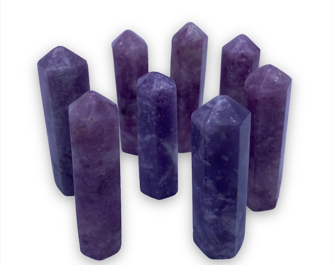 Best Quality Lepidolite Tower Point Pendants Crystals