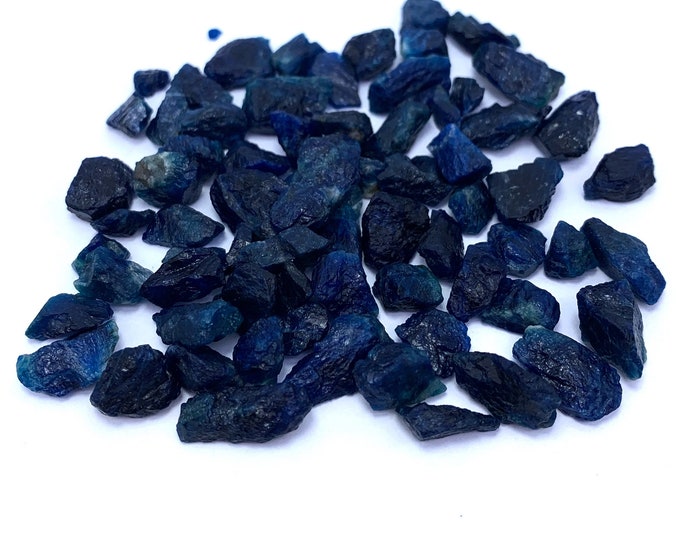 Beautiful Blue Color Fluorscent  Sodalite Raw Crystals  - Blue Sodalite - Sodalite Crystals 58 Grams