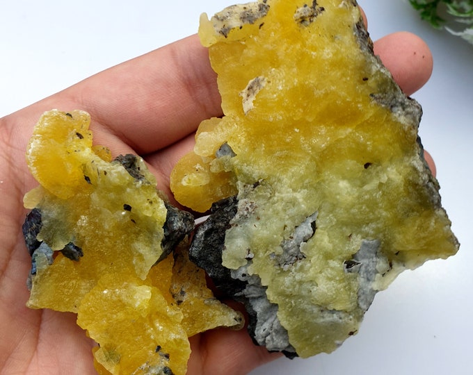 Brucite Yellow Specimens