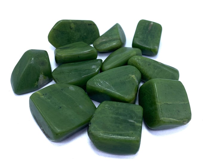 220g Beautiful Green Tremolite Tumbles, Green Tremolite, Tremolite Stone, Tremolite Stone Tumbles, Tremolite Crystal Tumbles, Crystals