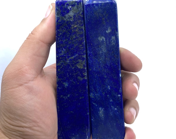 Great Quality Blue Lapis Lazuli Tower,Obelisk 500 Grams