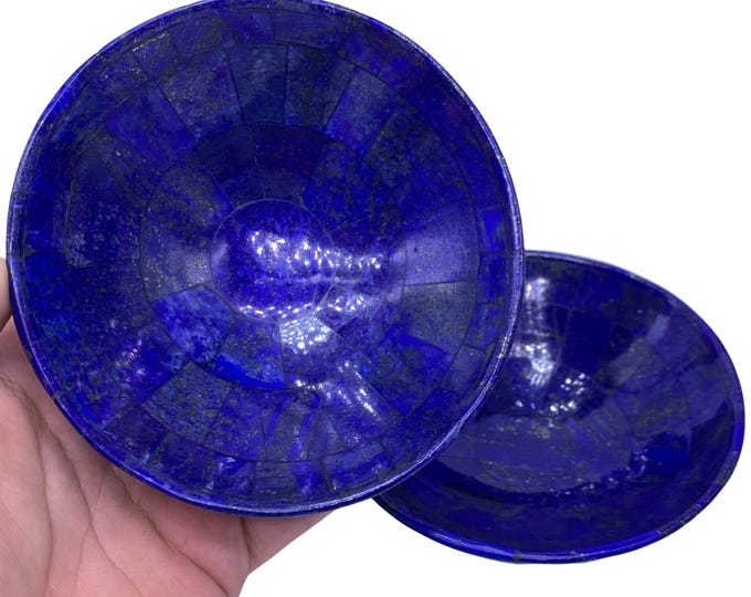 Great Quality Blue Color Lapis Bowl -  Lapis Lazuli Bowl -  Lapis Stone Bowl -  Lapis Lazuli - Lapis Decoration Bowl -  Energetic Stone