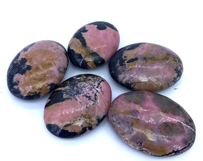 Beautiful Rhodonite Palms, Rhodonite Palm Stone, Rhodonite Stone, Rhodonite Stone Palm, Rhodonite Crystal 580 Grams