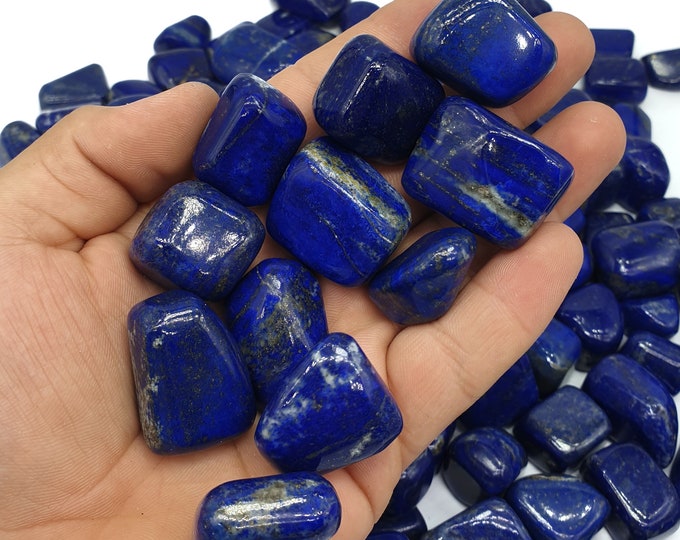 Amazing Quality Lapis Lazuli Tumbles Lot - Lapis Tumbles - Lapis Stone Lapis Crystals Lapis Lazuli Tumble Lot - Lapis Tumbles 2500 Grams
