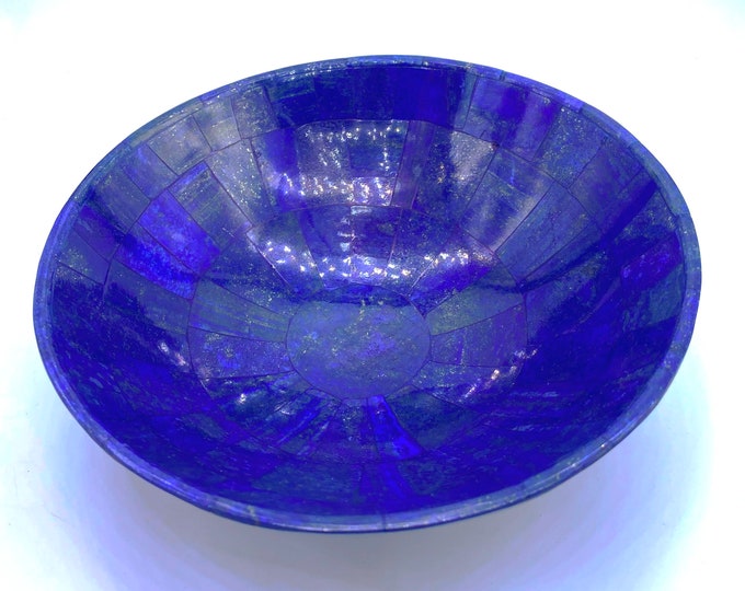650 Grams Beautiful Handmade Blue Lapis Lazuli Bowl