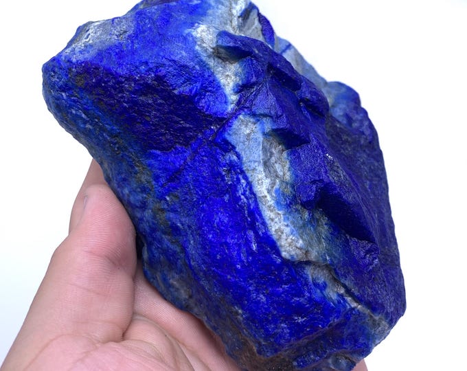 Great Quality Blue Color Lapis Lazuli Raw/Rough - Lapis Mine 4 Piece - Lapis Stone - Rough Piece - Lapis Lazuli Raw Stone 730g
