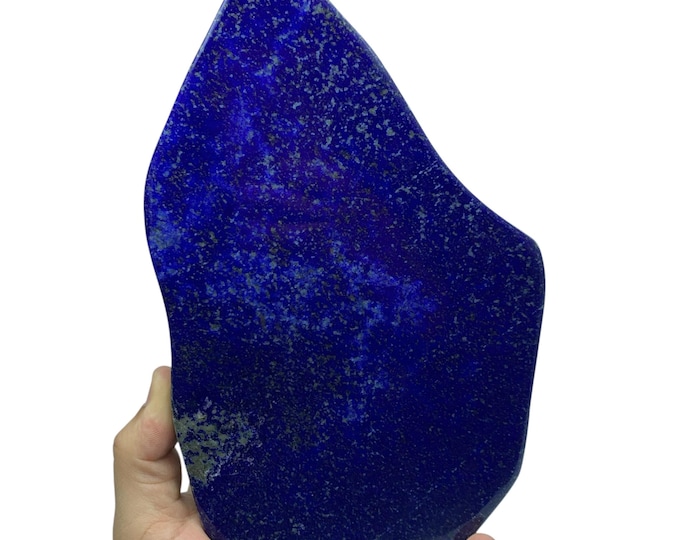 1.3Kg Top Quality Blue Polished Lapis Lazuli Freeform: Blue Crystal Free Form
