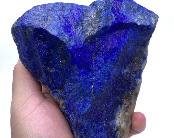 Beautiful Blue Color Lapis Lazuli Raw/Rough - Lapis Mine 4 Piece - Lapis Stone - Rough Piece - Lapis Lazuli Raw Stone 1555g