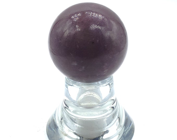 Lepidolite Crystal Sphere, Lepidolite Sphere 347 Grams