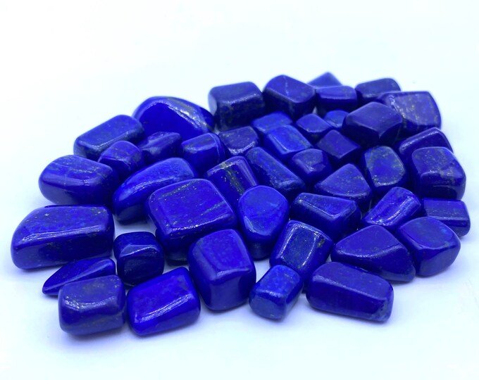 150g Lapis Lazuli Tumbles - Lapis Lazuli - Lapis Tumbles - Lapis Blue Tumbles - Blue Lapis Tumbles - Lapis Lazuli - Lapis Stone Tumbles