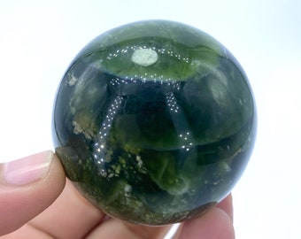 Great Quality Green Jade Ball,Sphere 205 Grams
