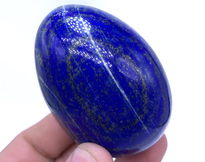 252g Best Quality Blue Color Lapis Lazuli Egg - Lapis Stone Egg - Healing Stone - Lapis Egg - Lapis Lazuli Egg - Lapis Lazuli Crystal Egg