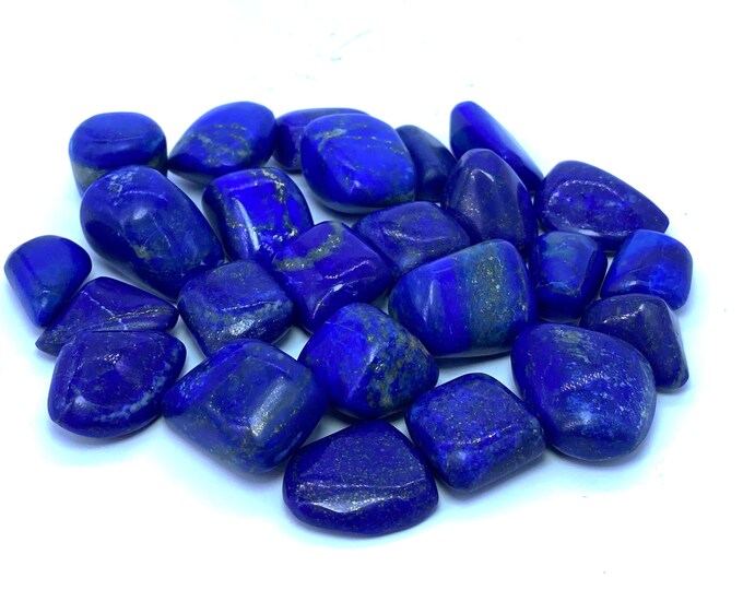 Beautiful Lapis Lazuli Tumbles - Lapis Tumles - Lapis Stone Tumbles - Lapis Crystals - Tumbles 350 Grams