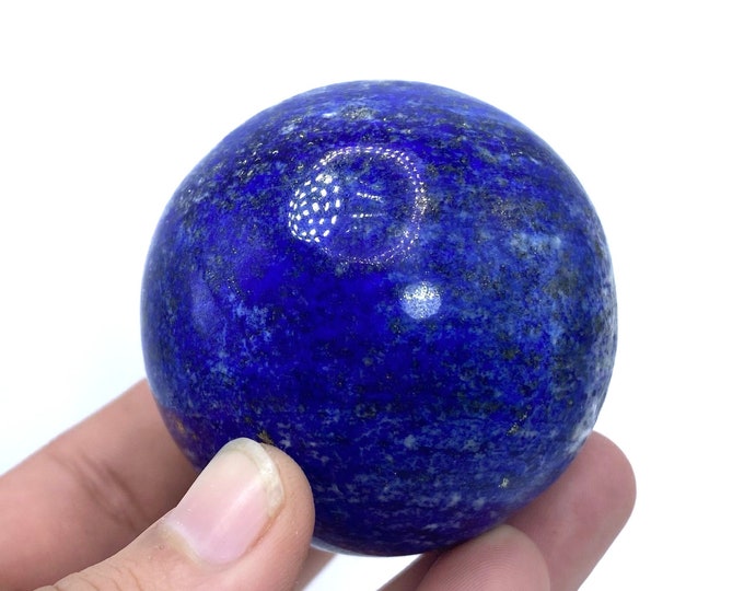 Great Quality Lapis Lazuli Unique Natural Crystal Sphere 345 Grams