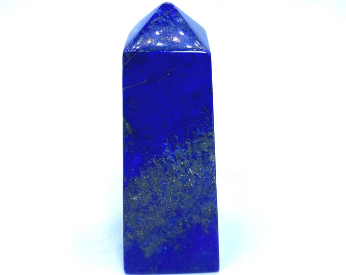 Beautiful Lapis Lazuli Big Tower - Lapis Tower - Lapis Lazuli Obelisk - Lapis Obelisk - Lapis Lazuli Tower - Lapis Stone Tower -  520 Grams