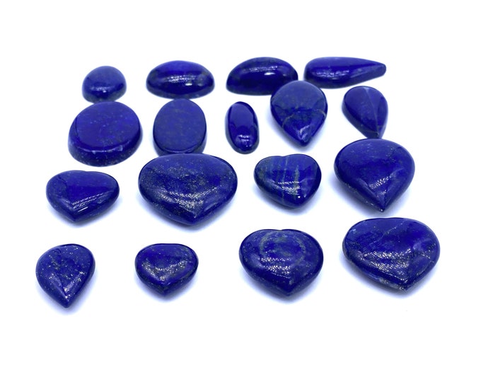 240 Grams Great Quality Lapis Lazuli Cabochons Blue Clour