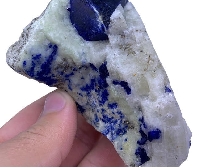 Beautiful Fluorescent Afghanite Specimen - Afghanite Specimen - Blue Afghanite - Afghanite Gemstone - Afghanite - Afghanite Stone 385g
